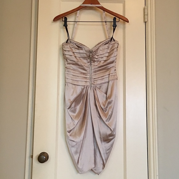 Bebe Silk Cocktail Dress - Picture 3 of 7